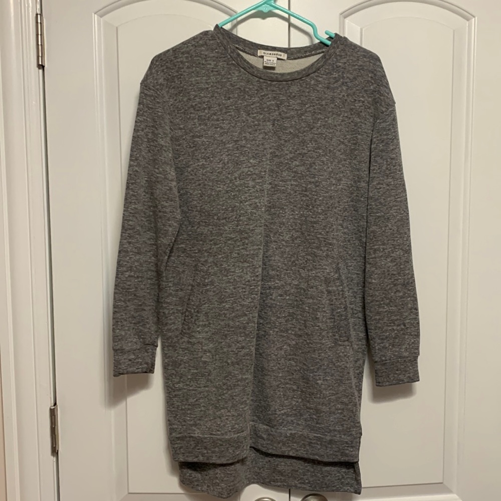 Glamorous Tunic Crew Sweatshirt S